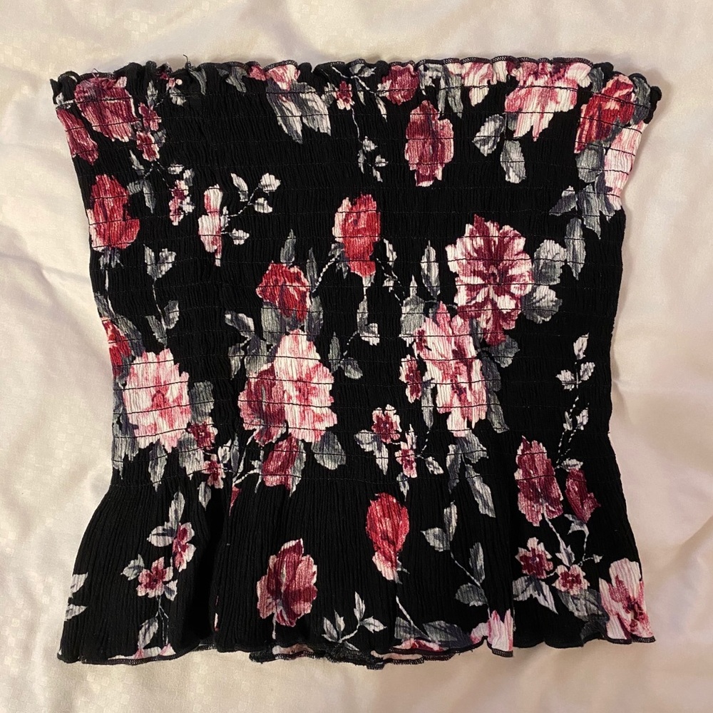 pacsun floral tube top